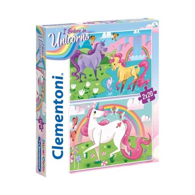 Igracka Puzle 2x20 jednorog brilijant