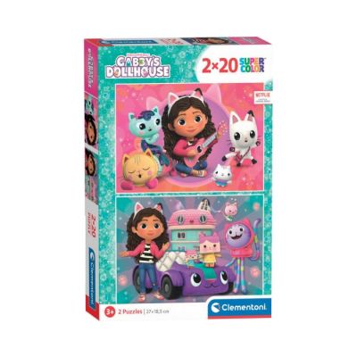Igračka Clementoni puzle  2x20 Gabby's dool house