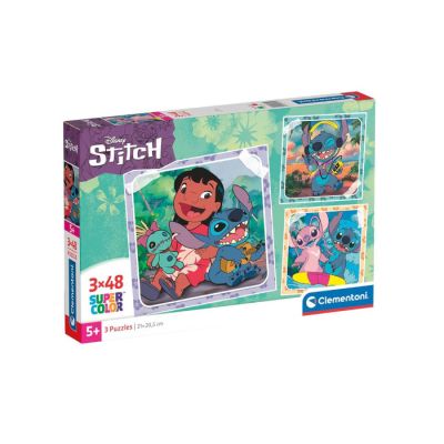 Igračka Clementoni puzle 3x48 Square Stitch Disney