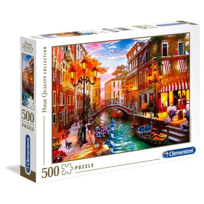 Puzle 500 hqc sunset over Venice