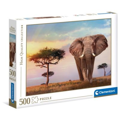 Igračka Clementoni puzle 500 kom., Zalazak sunca Afrika