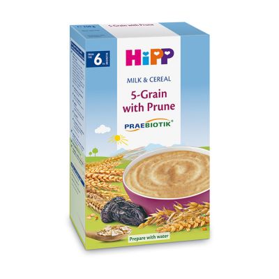 Kašica instant ml-pet vrsta žitarica sa suvom šljivom i praebiotikom 250g 6m