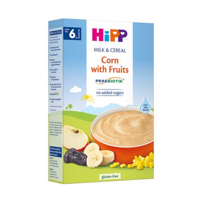 Kašica instant  - kukuruz sa vocem i prebioticom 250 gr 6mj