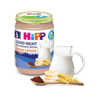 Kašica za laku noć - griz kakao i banana 190g