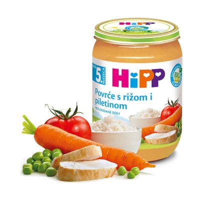 Kašica mesna - piletina sa riža/povrće 190gr