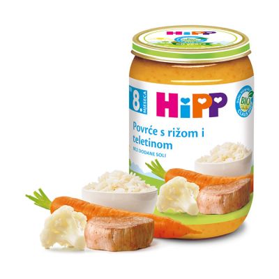 Kašica mesna -fino povrće  sa teletinom 220g