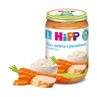 Kašica mesna-ćuretina sa rižom i mrkvom 220g