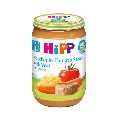 Kašica mesna-tjestenina u paradajz sosu sa teletinom  220g