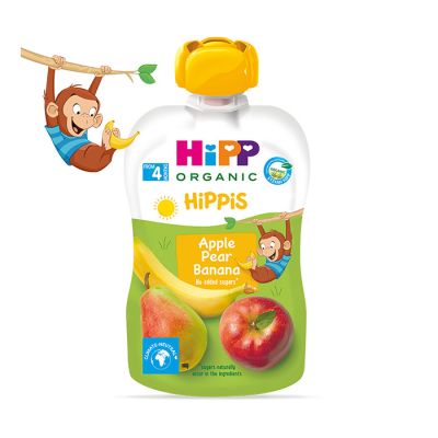 Voće u tubi-jabuka,kruška, banana 100g 4mj