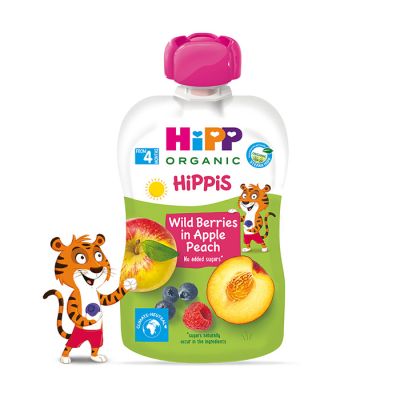 Voće u tubi-šumsko voce,jabuka,breskva 100g 4mj