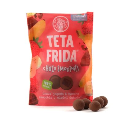 Teta Frida choco smoothies jagoda banana u mlijecnoj cokoladi  40g