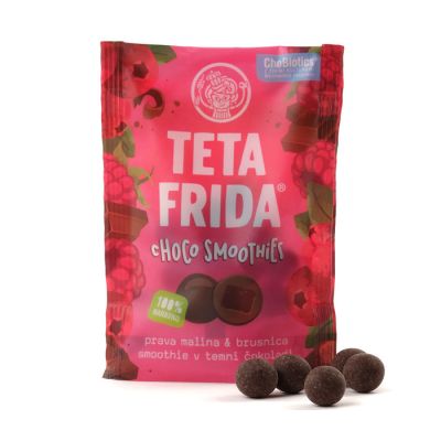 Teta Frida choco smoothies malina i brusnica u crnoj cokoladi  40g
