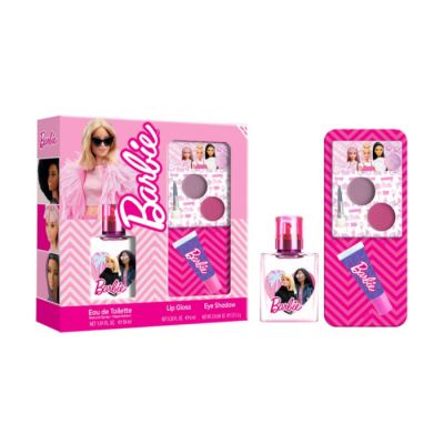 Toaletna voda Barbie edt 30ml.+ sjaj za usne + sjenka za oči