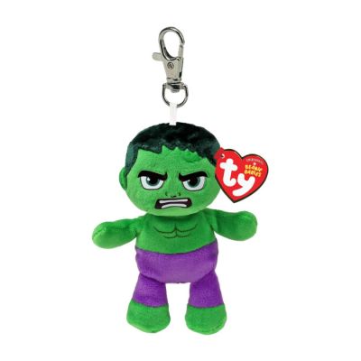 Igračka privezak Ty Pliš Hulk 8,5cm.