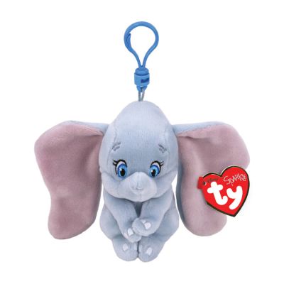 Igračka privezak Ty Pliš slon 8.5cm., clip