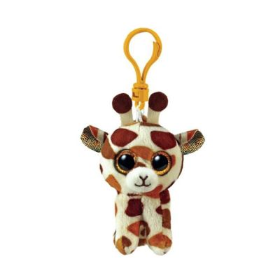 Igračka Ty Pliš zirafa, privezak clip