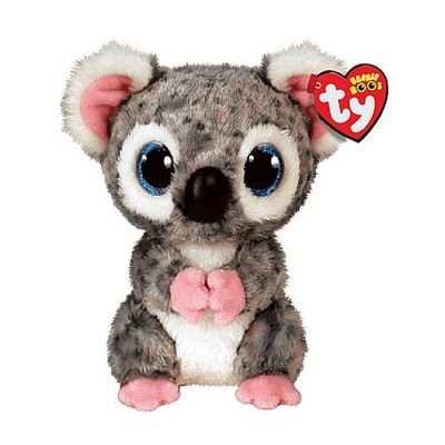 Igračka Ty Pliš siva koala15 cm., regular