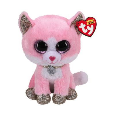 Igračka Ty Pliš mačka pink, 24cm.medium