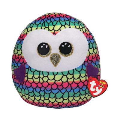 Igračka Ty Pliš jastuk sova 22cm.