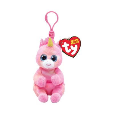Igračka privezak Ty Pliš jednorog 8.5cm., clip