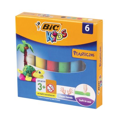 BIC plastelin 6kom