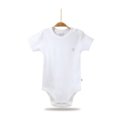 Bodi za bebe BiOrganic kratkih rukava basic bez 86