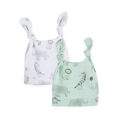 Kapa za bebe BiOrganic 2 komada zoološki vrt zelena