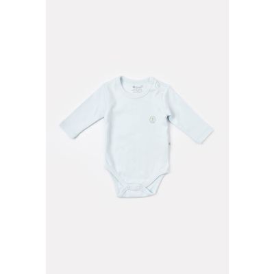 Bodi za bebe BiOrganic dugih rukava priroda plavi 62 cm