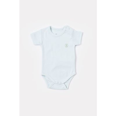 Bodi za bebe BiOrganic kratkih rukava priroda plavi 74 cm