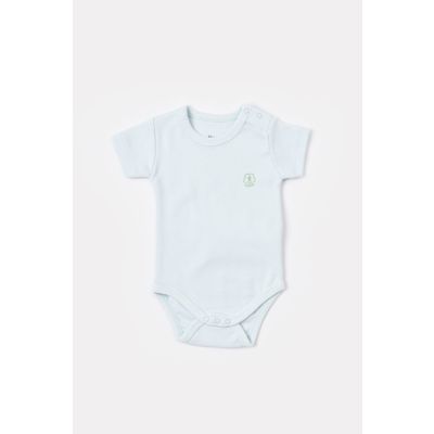 Bodi za bebe BiOrganic kratkih rukava priroda plavi 80 cm