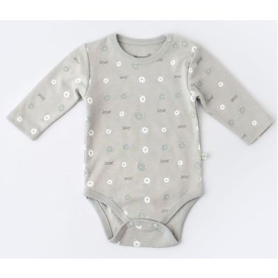 Bodi za bebe BiOrganic meda zagrli me zeleni 68 cm