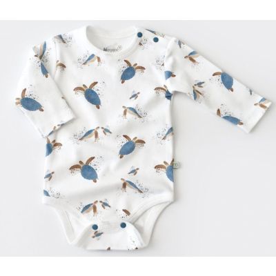 Bodi za bebe BiOrganic caretta in live teget 62 cm