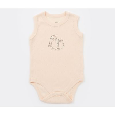 Bodi za bebe BiBaby bez rukava pingvini crveni 62 cm