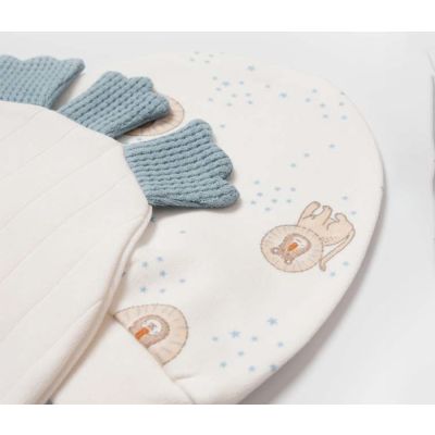 Kapica za bebe BiOrganic 2 komada hrabri lav bež