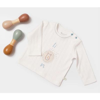 Majica za bebe BiOrganic lav bež 86