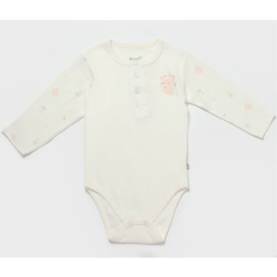 Bebi bodi dugi rukav Biorganic, rozi 92 cm