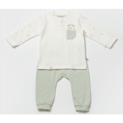 Bebi komplet Biorganic, zeleni 74 cm