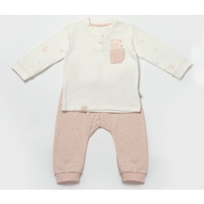 Bebi komplet Biorganic, rozi 86 cm