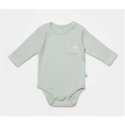 Bodi za bebe BiOrganic dugi rukav, 74cm ,zeleni