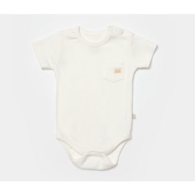 Bodi za bebe BiOrganic kratkih rukava, 62cm , bež