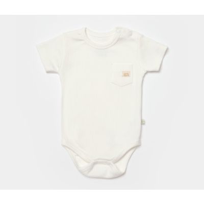 Bodi za bebe BiOrganic kratkih rukava, 68cm , bež
