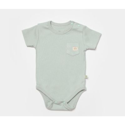 Bodi za bebe BiOrganic kratkih rukava, 56cm ,zeleni