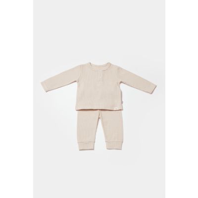 Bebi set BiOrganic 2/1 pantalone sa majicom, bež, 74cm