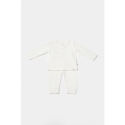 Bebi set BiOrganic 2/1 pantalone sa majicom, bež, 68cm