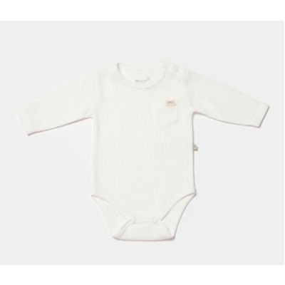 Bodi za bebe BiOrganic dugi rukav, 62cm , bež