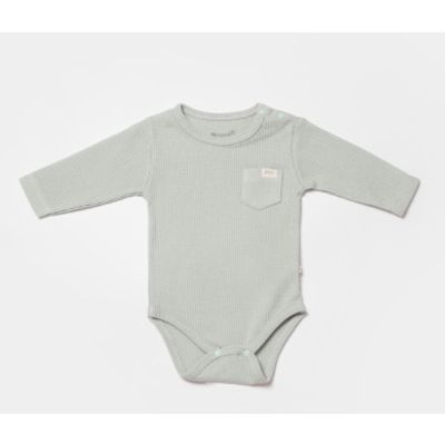Bodi za bebe BiOrganic dugi rukav, 80cm ,zeleni