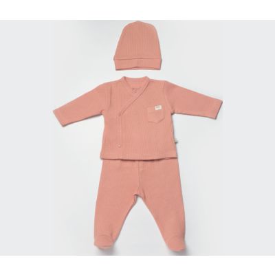 Bebi set Biorganic 3/1, crveno/braon 56 cm