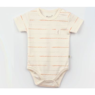 Bebi bodi BiOrganic, kratki rukav bež ,56cm