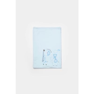 Prekrivač Biorganic, plavi, 85*90cm