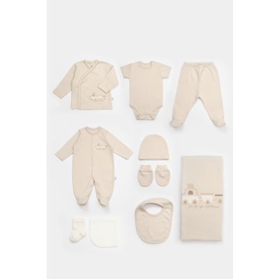 Set za iznošenje bebe BiMini 10/1 bež,56cm.